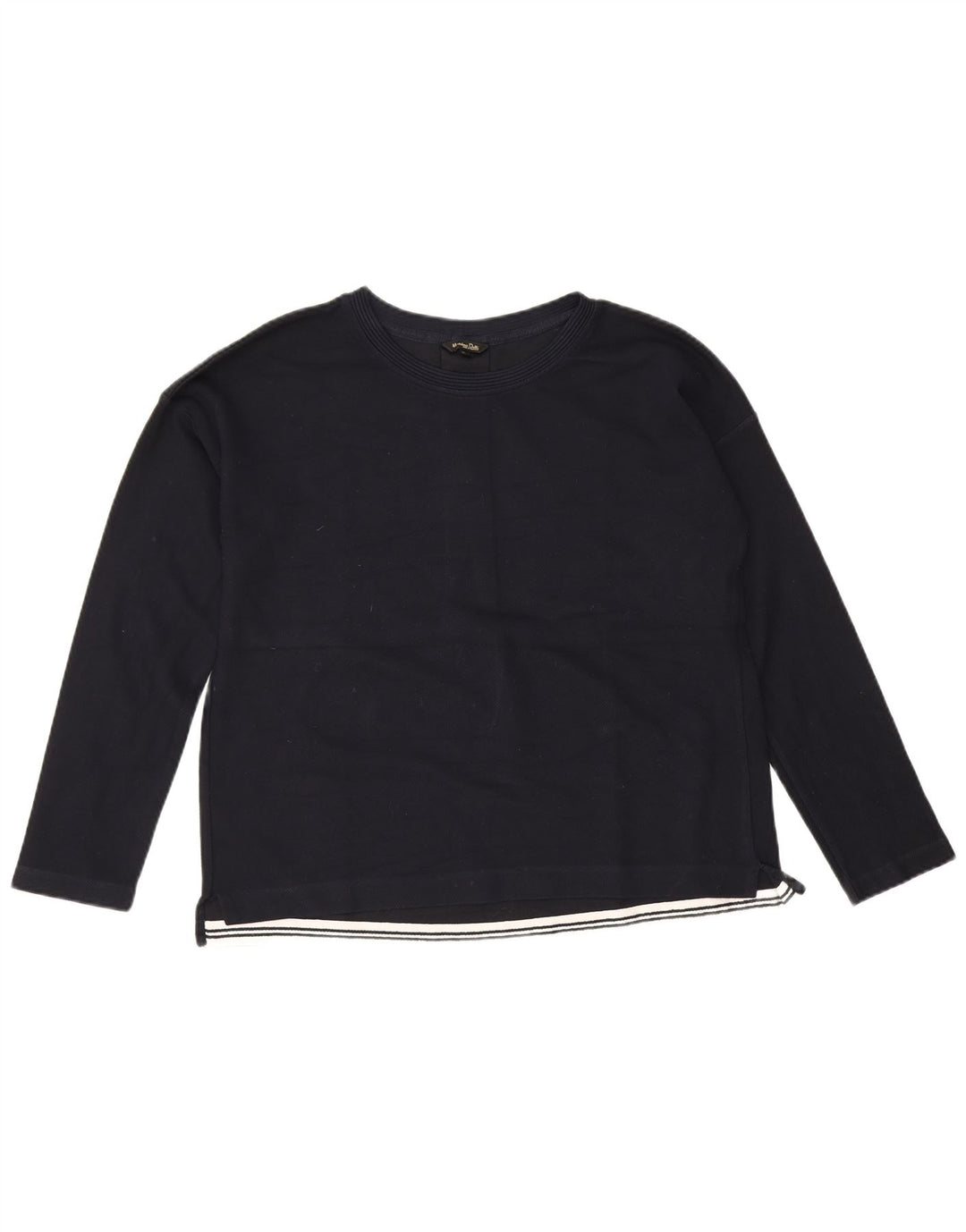 Damski top Massimo Dutti z długim rękawem UK 16, duży, granatowy