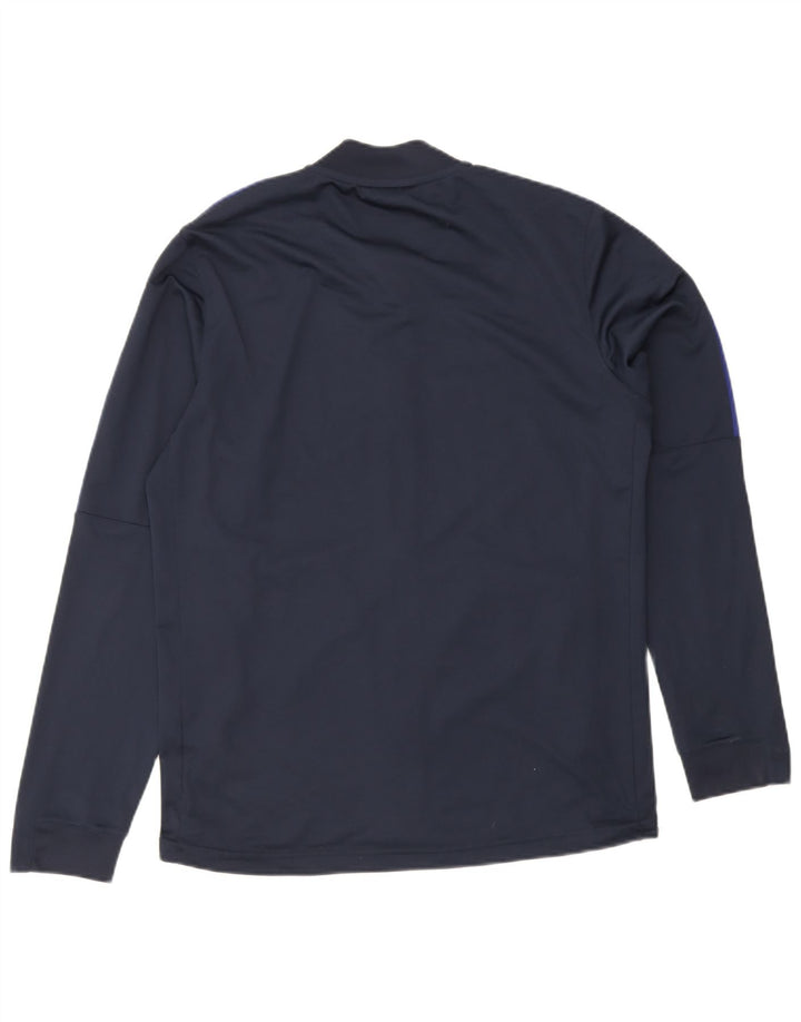 Kurtka męska dresowa Nike Dri Fit, duża, granatowa, poliestrowa, sportowa