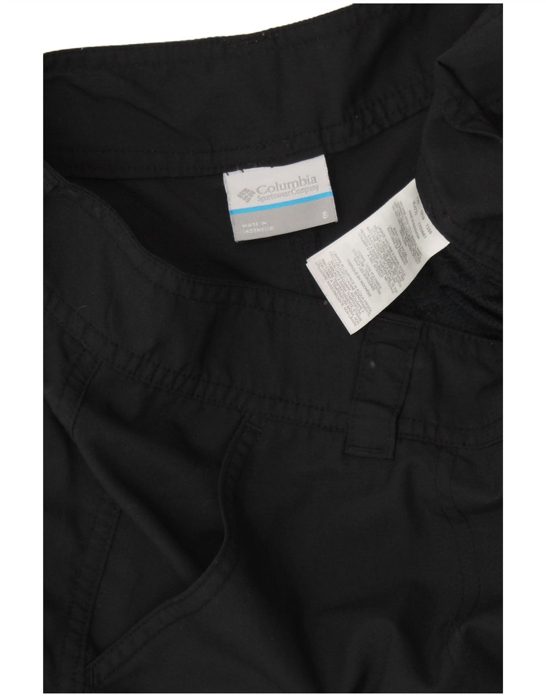 Damskie spodenki cargo COLUMBIA US 8 Medium W32 Czarny nylon