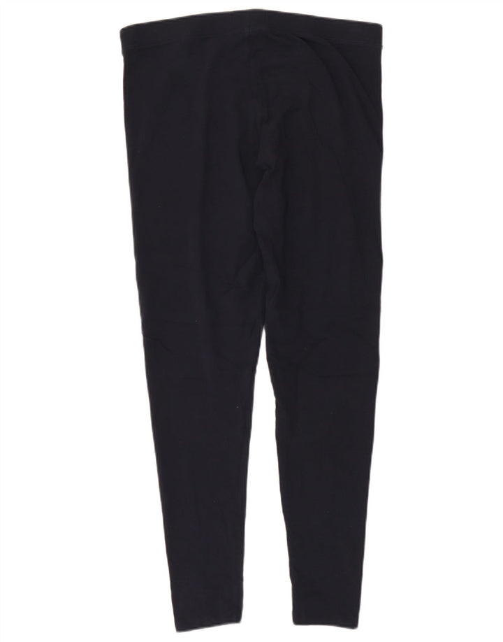 Legginsy damskie Marks & Spencer UK 14, duże, granatowe, bawełniane