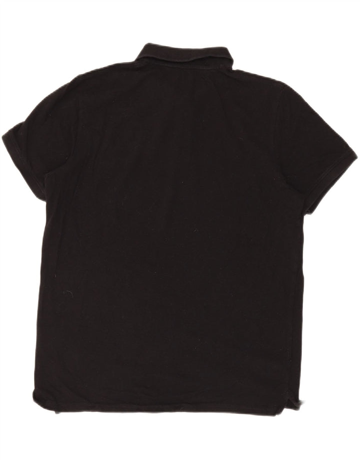 Męska koszulka polo JACK & JONES XL, czarna, bawełniana