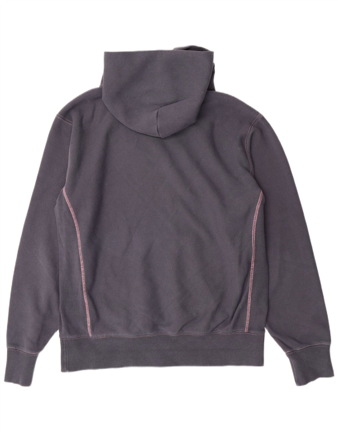 CHAMPION Mens Hoodie Jumper Large Grey Cotton