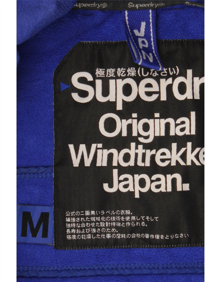 SUPERDRY Męska kurtka wiatrówka z kapturem The Windtrekker UK 38 Medium Grey