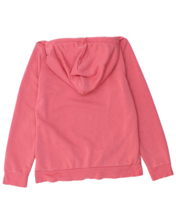 Damska bluza z kapturem Adidas Graphic UK 12/14 Średnia różowa bawełna