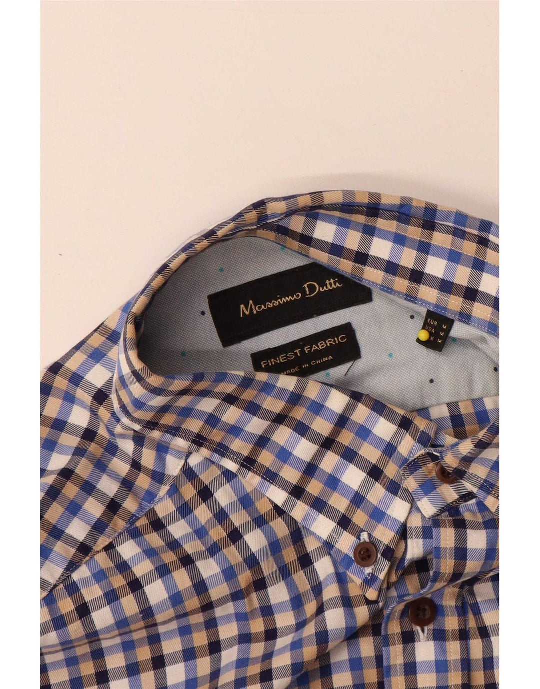 Koszula męska Massimo Dutti, średnia, wielokolorowa kratka