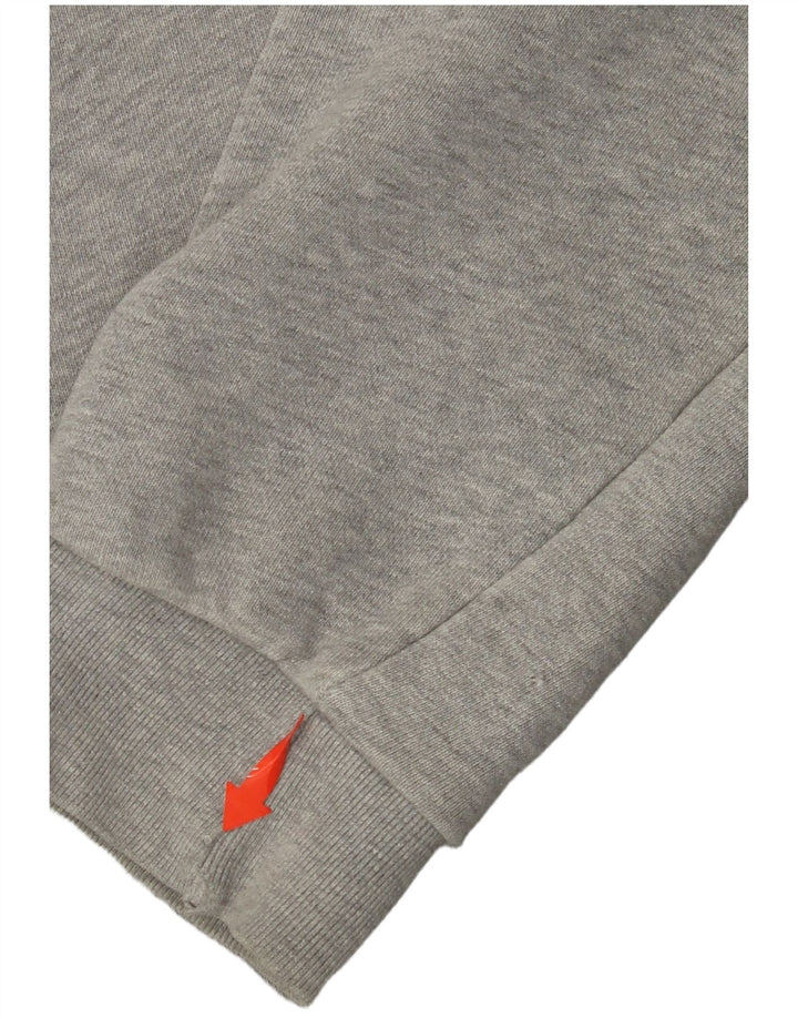 Męski sweter z kapturem ADIDAS XL, szary, bawełniany