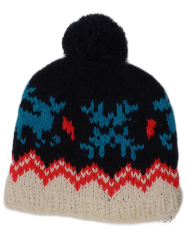 Damska czapka typu beanie Roxy, jeden rozmiar, granatowa, Fair Isle, poliester, zimowa