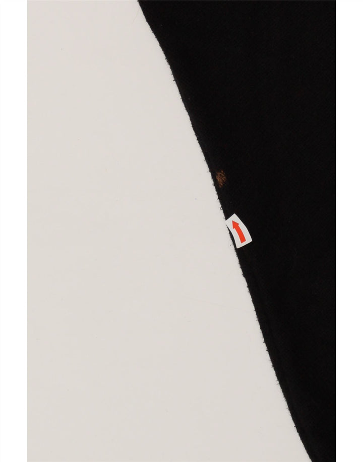 Damski sweter z okrągłym dekoltem ZARA UK 10 Small, czarna wiskoza