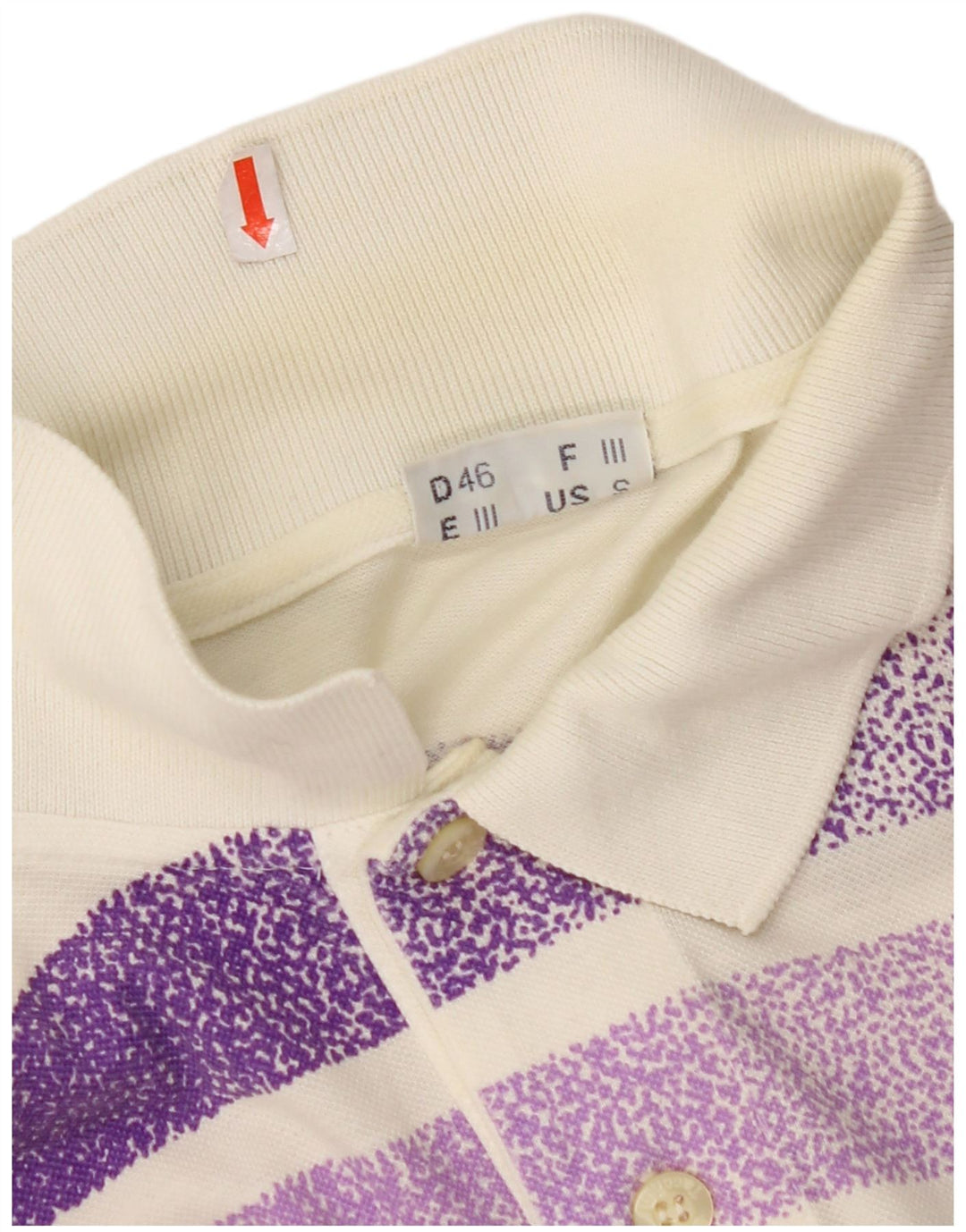 Męska koszulka polo SERGIO TACCHINI, mała, bawełniana w złamane białe paski