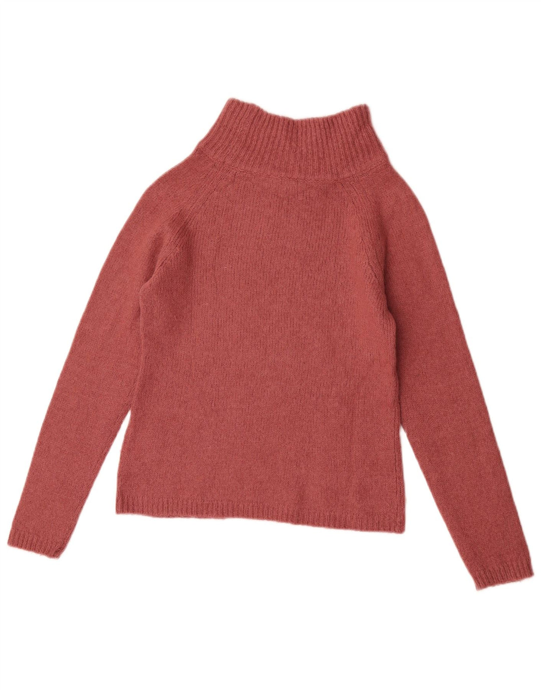 Damski sweter z golfem Fred Perry, UK 10, mały różowy