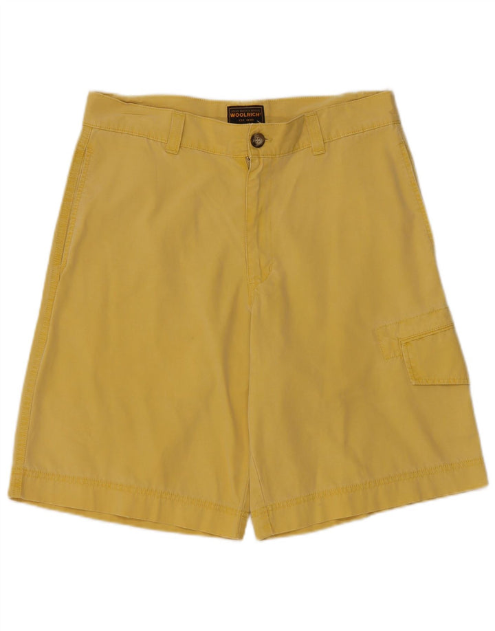 Męskie spodenki cargo Woolrich W32 Średniożółta bawełna