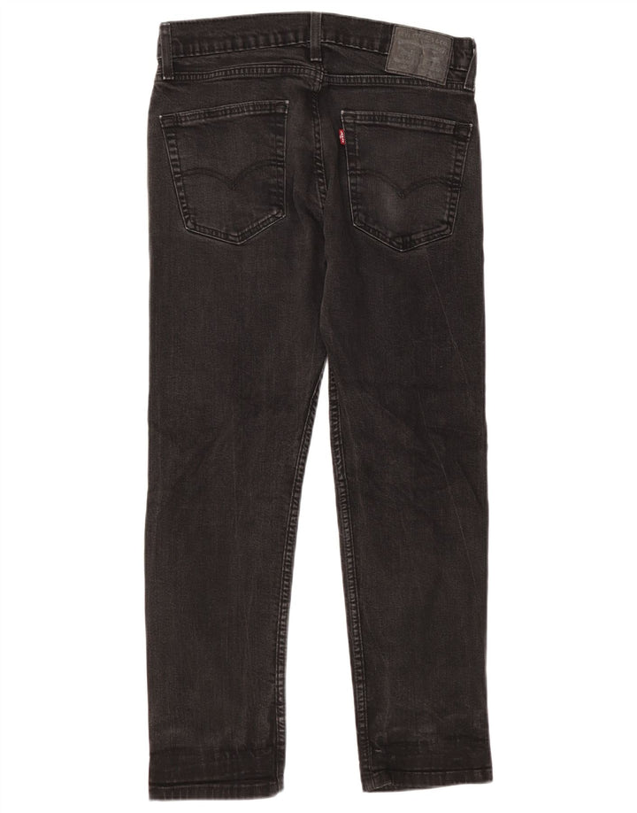 Męskie jeansy Levi's 502 Tapered W33 L27 Czarna bawełna