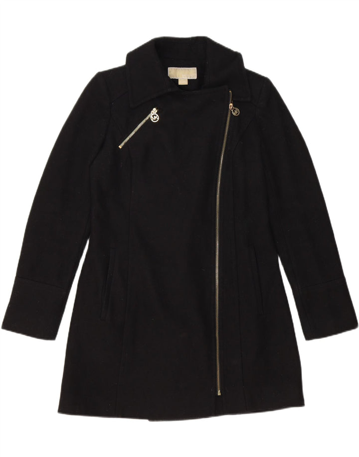 MICHAEL KORS Womens Overcoat UK 6 XS Black Wool Vintage Michael Kors and Second-Hand Michael Kors from Messina Hembry 