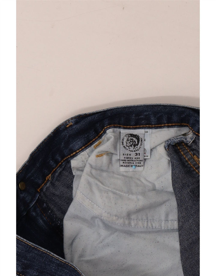 Męskie dżinsy Bootcut Diesel W31 L28 Niebieskie bawełniane
