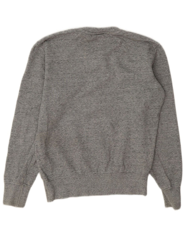 Damska bluza Champion Graphic Oversized Sweatshirt UK 6 XS Szara nakrapiana