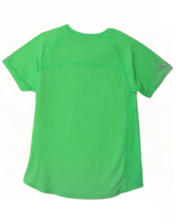 Damska koszulka Nike Dri Fit Top UK 12, średni zielony poliester