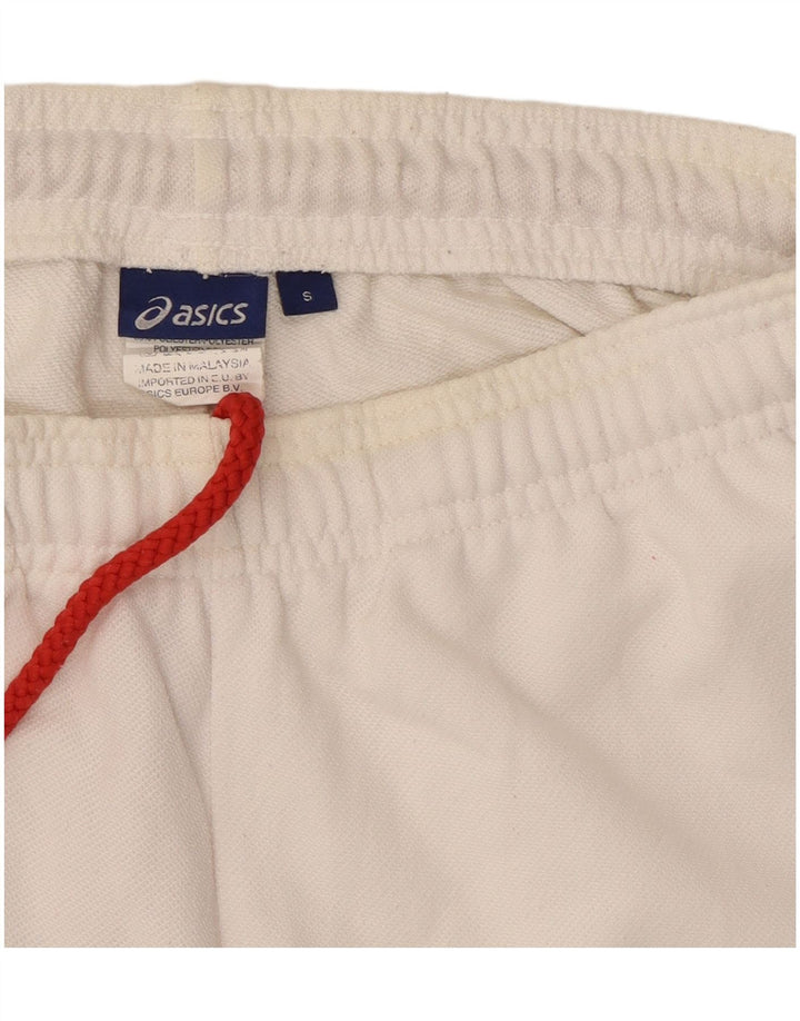 Damskie spodnie dresowe Asics Graphic Joggers UK 8 Small White Polyester