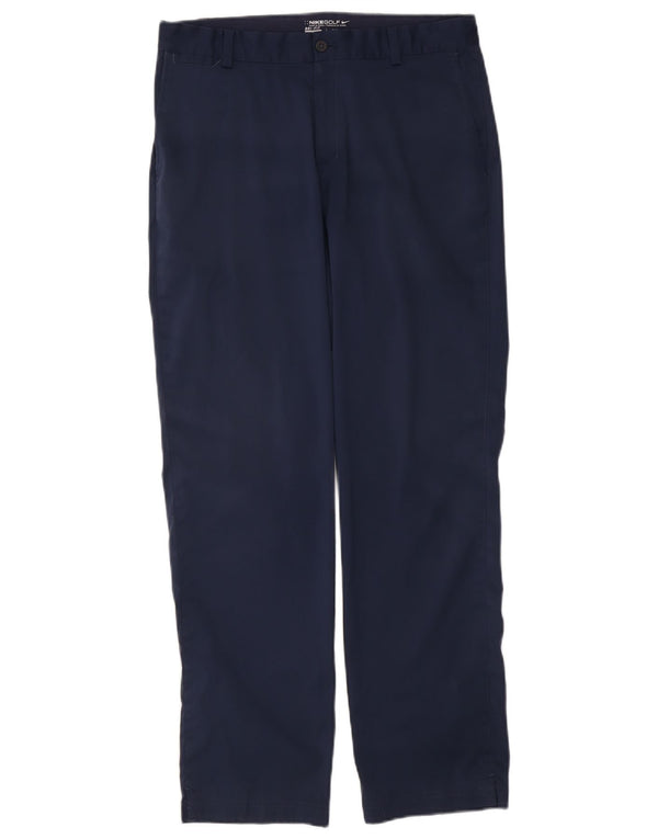 Męskie spodnie chino Nike Dri Fit Straight Medium W32 L32 granatowe