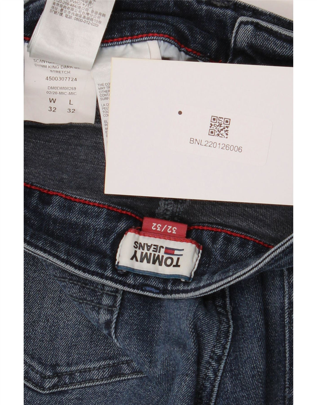 Męskie jeansy slim fit Tommy Hilfiger W32 L32 Niebieskie