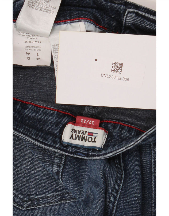 Męskie jeansy slim fit Tommy Hilfiger W32 L32 Niebieskie