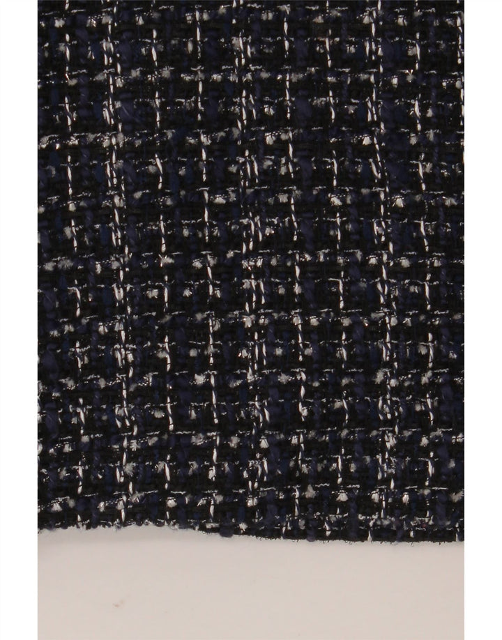 Damska spódnica ołówkowa Dkny US 12 Large W34 Granatowy poliester w cętki