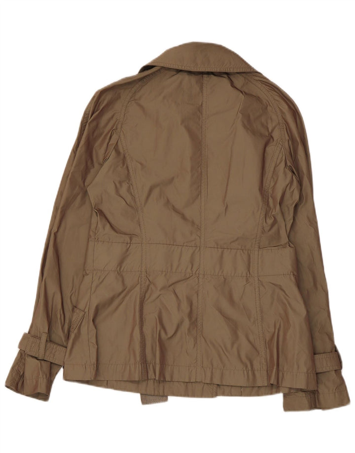 Krótki trencz damski Zara UK 10, mały, khaki, poliester