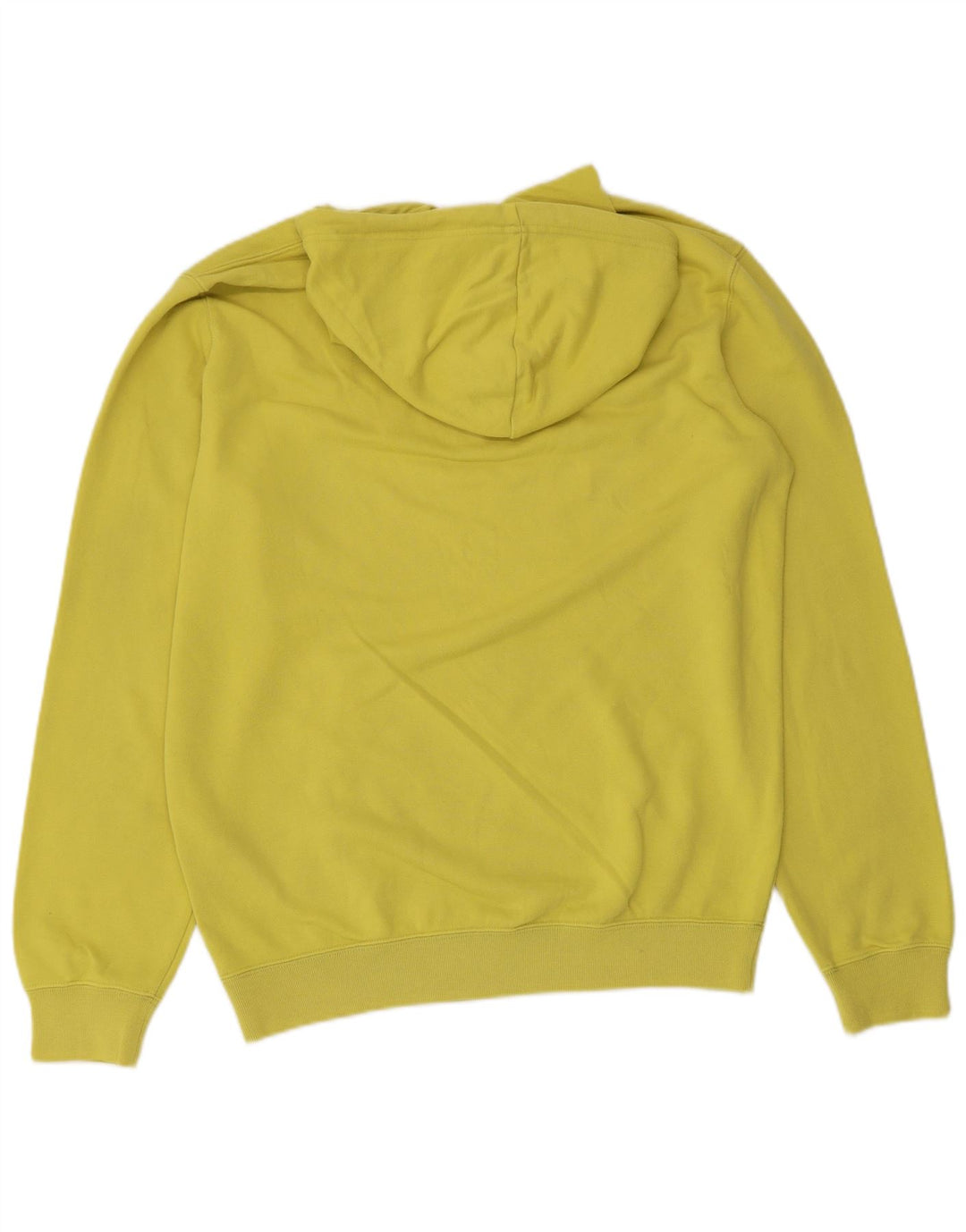 Męski sweter z kapturem i grafiką CHAMPION, duży, żółty, bawełniany