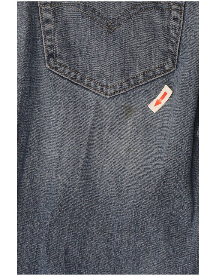 Męskie jeansy slim fit Levi's W32 L30 Niebieskie bawełniane