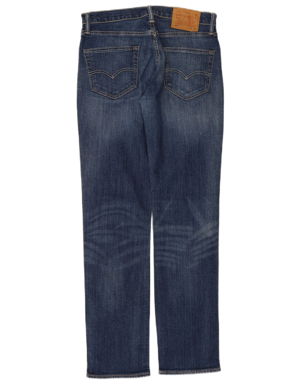 Damskie jeansy LEVI'S 511 Slim W30 L32 Niebieskie bawełniane