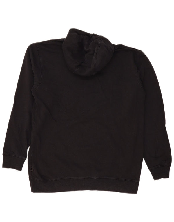 Męski sweter z kapturem i grafiką VANS, duży, czarny