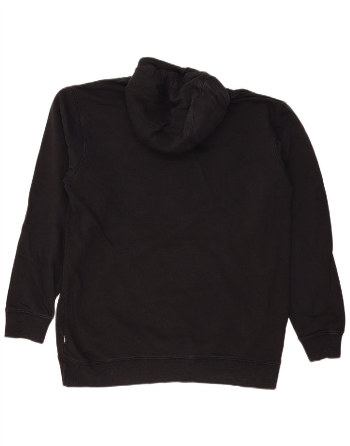 Męski sweter z kapturem i grafiką VANS, duży, czarny