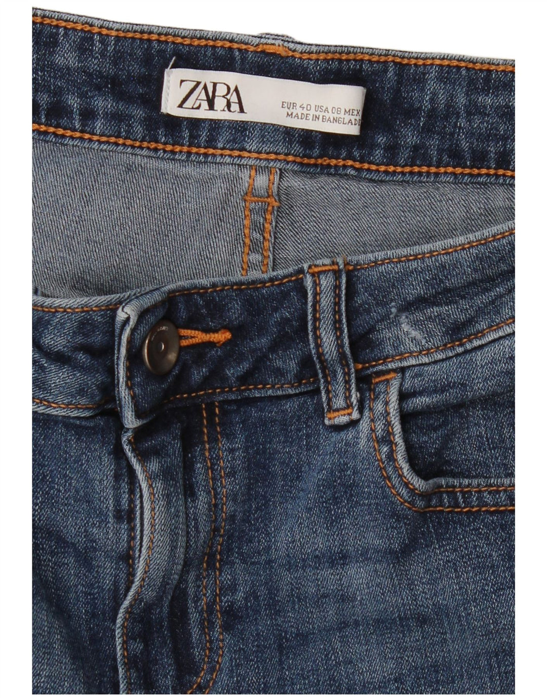 Damskie jeansy skinny Zara EU 40 Medium W30 L27 Niebieskie