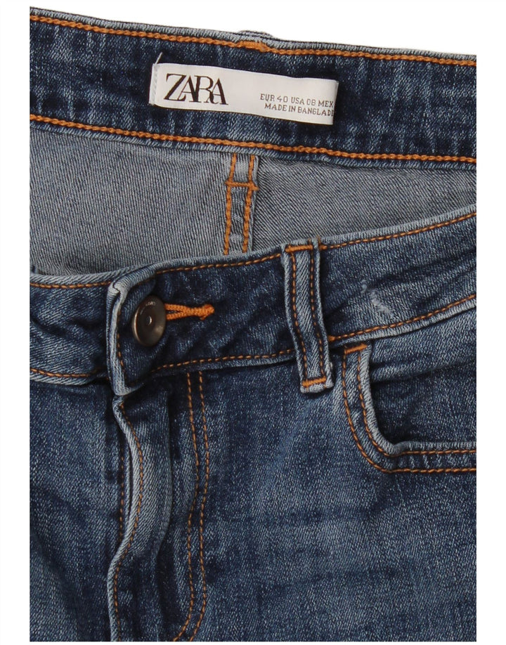 Damskie jeansy skinny Zara EU 40 Medium W30 L27 Niebieskie