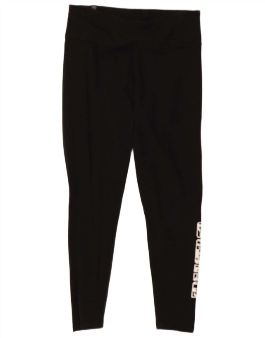 Damskie legginsy Puma Graphic Crop UK 12, średnie, czarne, bawełniane