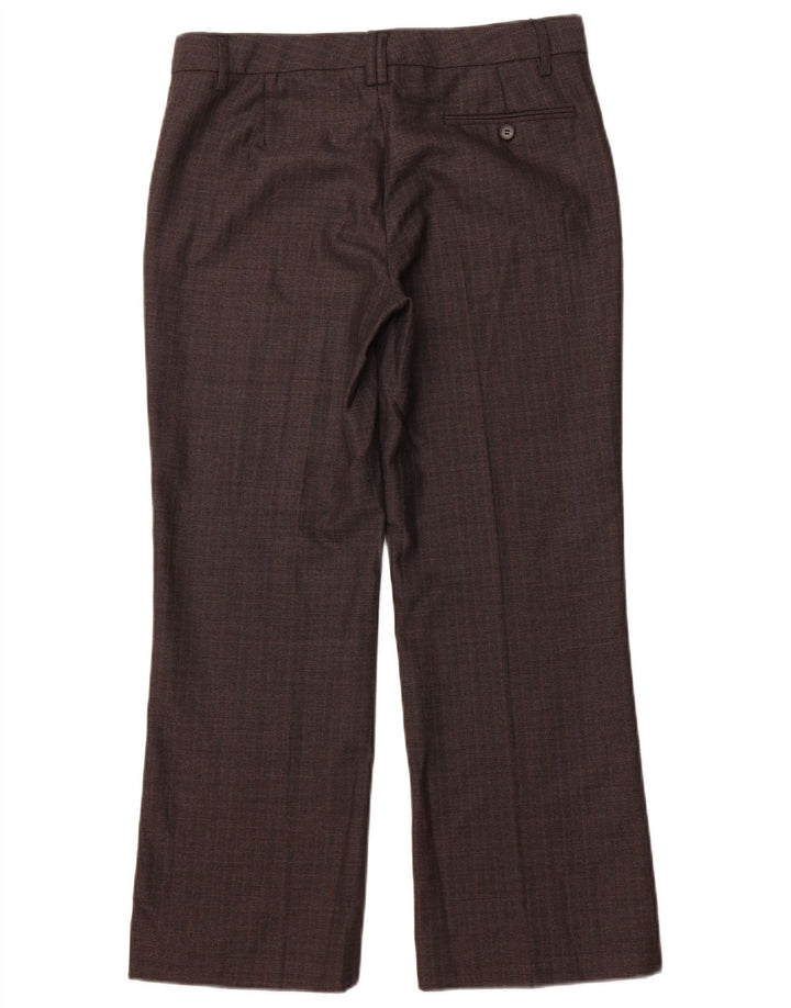 Damskie proste spodnie chino ZARA EU 40 Medium W30 L28 Szara jodełka