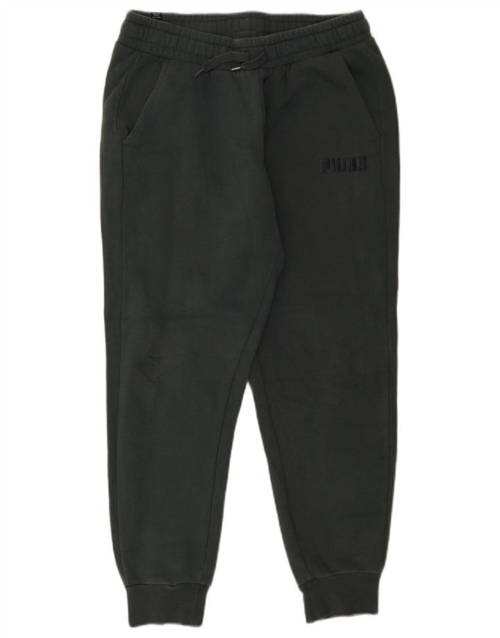 Męskie spodnie dresowe Puma Joggers, średnia zielona bawełna