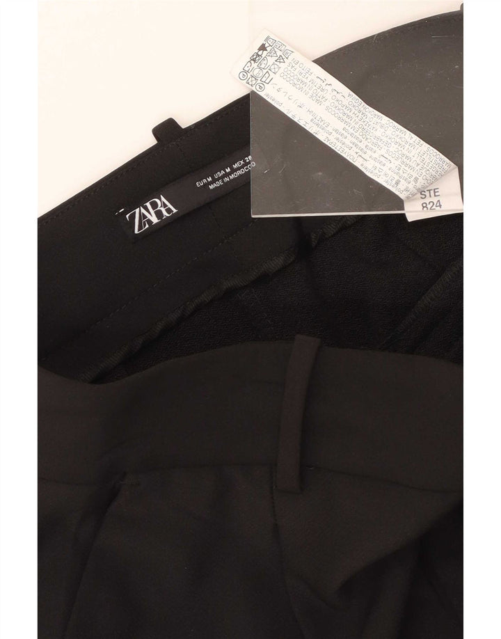 Damskie spodenki chino Zara, średnie W28, czarny poliester