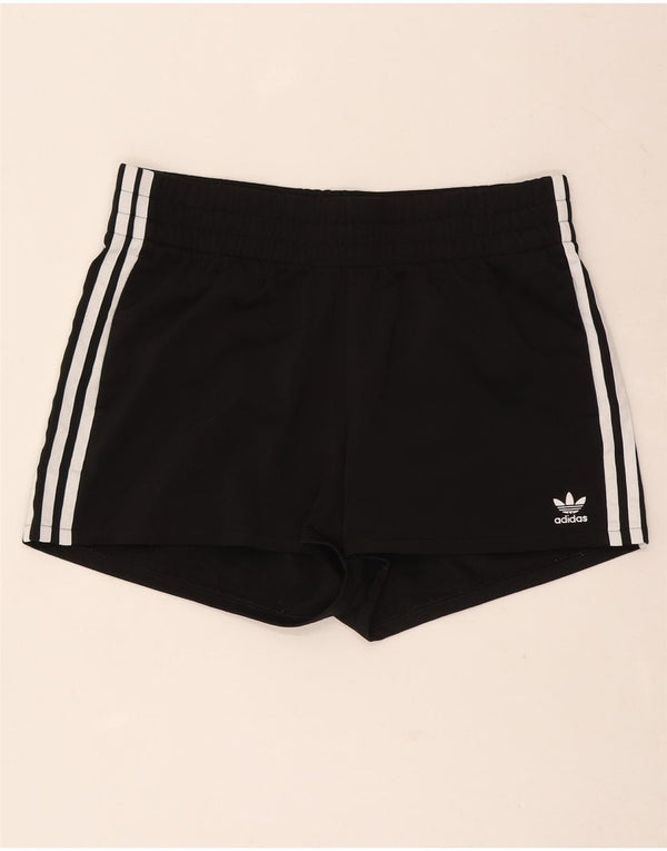 Damskie spodenki sportowe Adidas UK 14, średni czarny poliester
