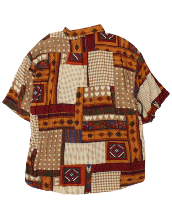 Koszula męska z krótkim rękawem Tipo' S, XL, wielobarwny patchwork