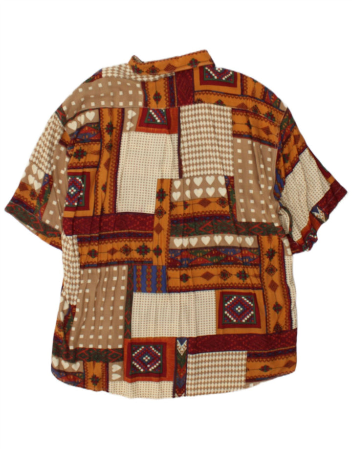 Koszula męska z krótkim rękawem Tipo' S, XL, wielobarwny patchwork