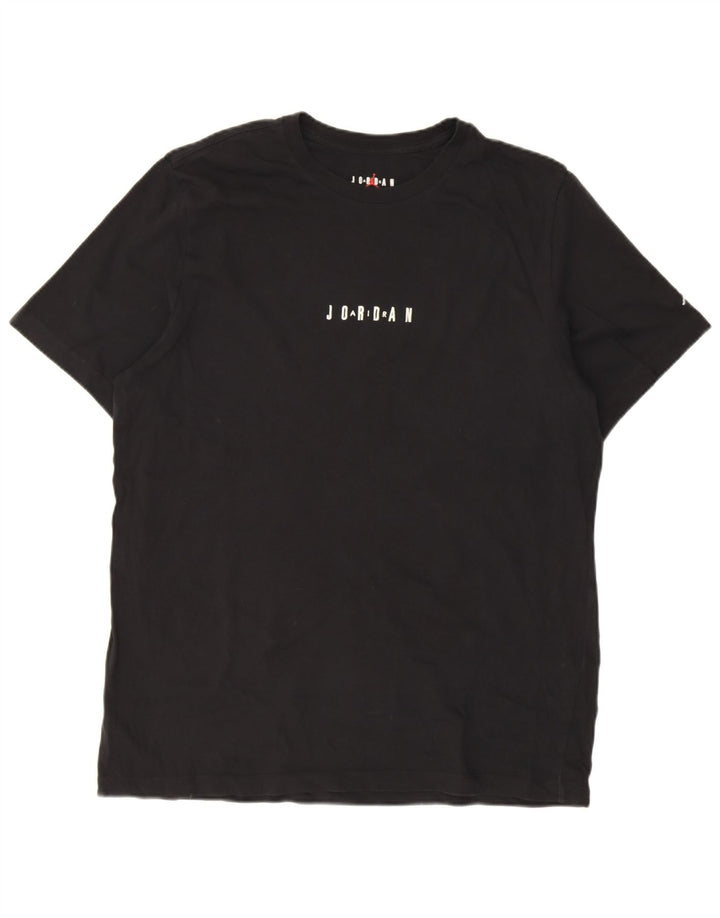 Męski T-shirt z grafiką Jordan, XL, czarny