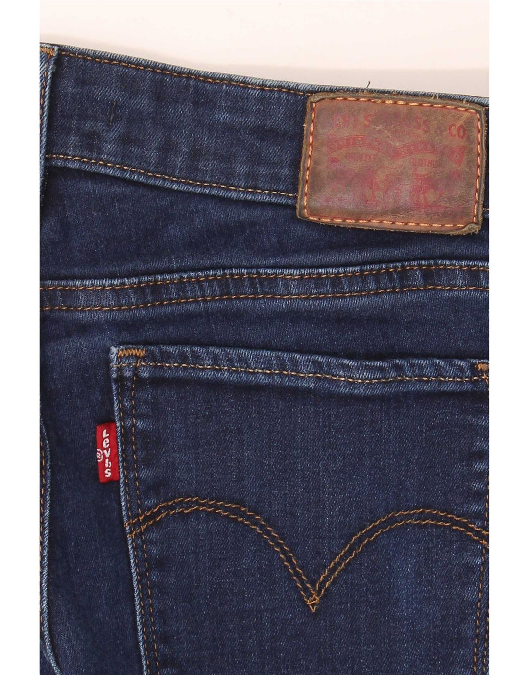 Damskie dżinsy Levi's 715 Bootcut W30 L32 Granatowa bawełna