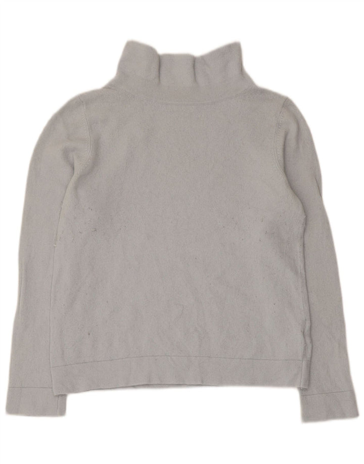 Sweter damski Hobbs z golfem UK 14, duży, szary, wełniany