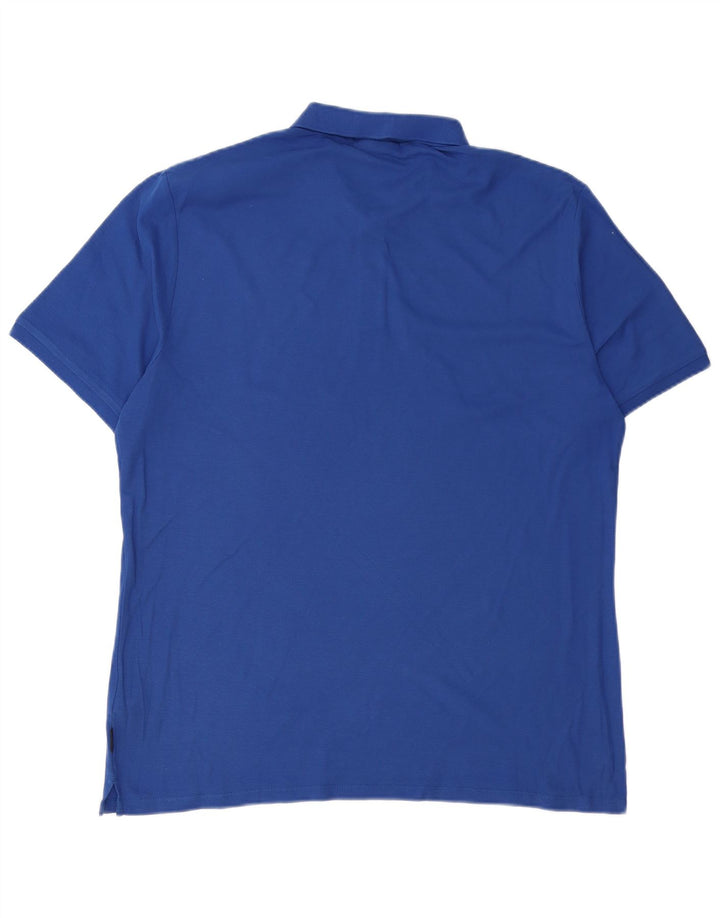 Męska koszulka polo Calvin Klein XL, niebieska, bawełniana