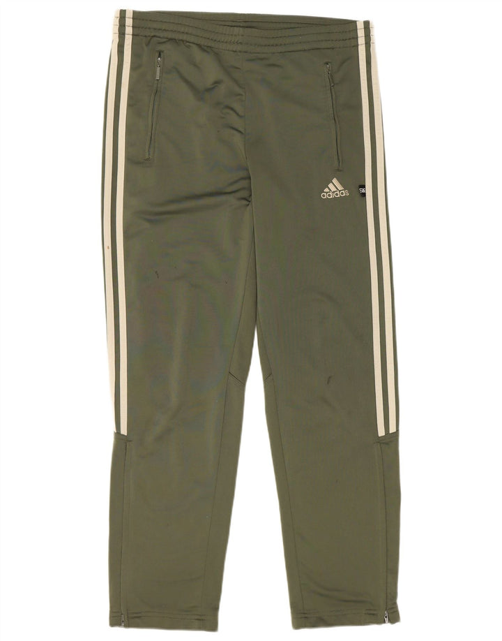 Chłopięce spodnie dresowe Adidas 13-14 lat, khaki, poliester