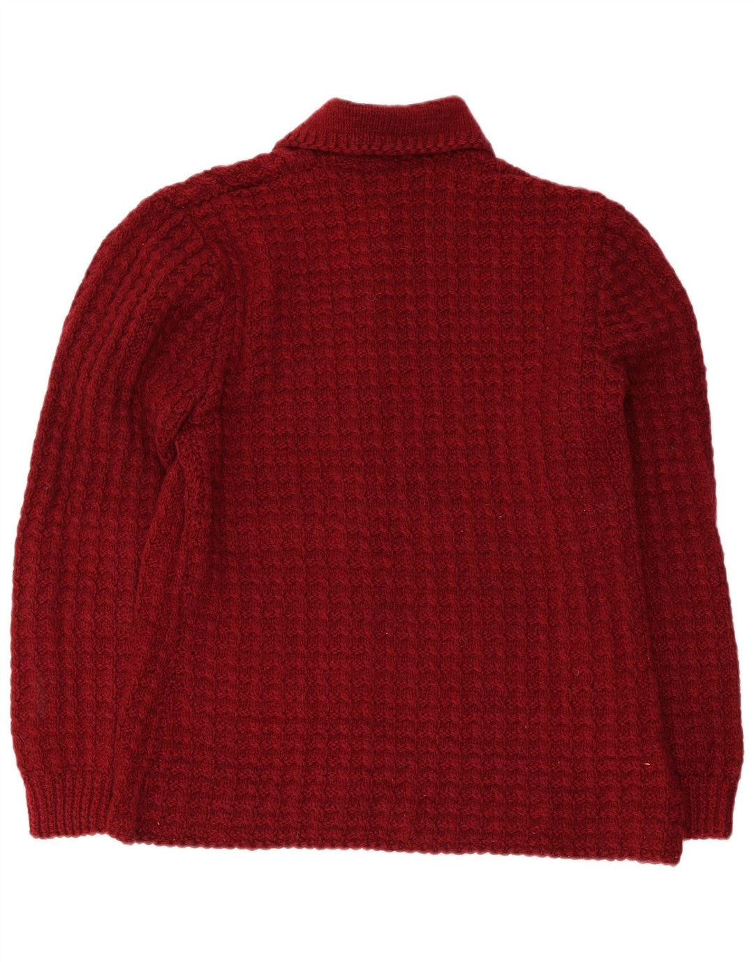 Sweter damski VINTAGE UK 14, duży, bordowy