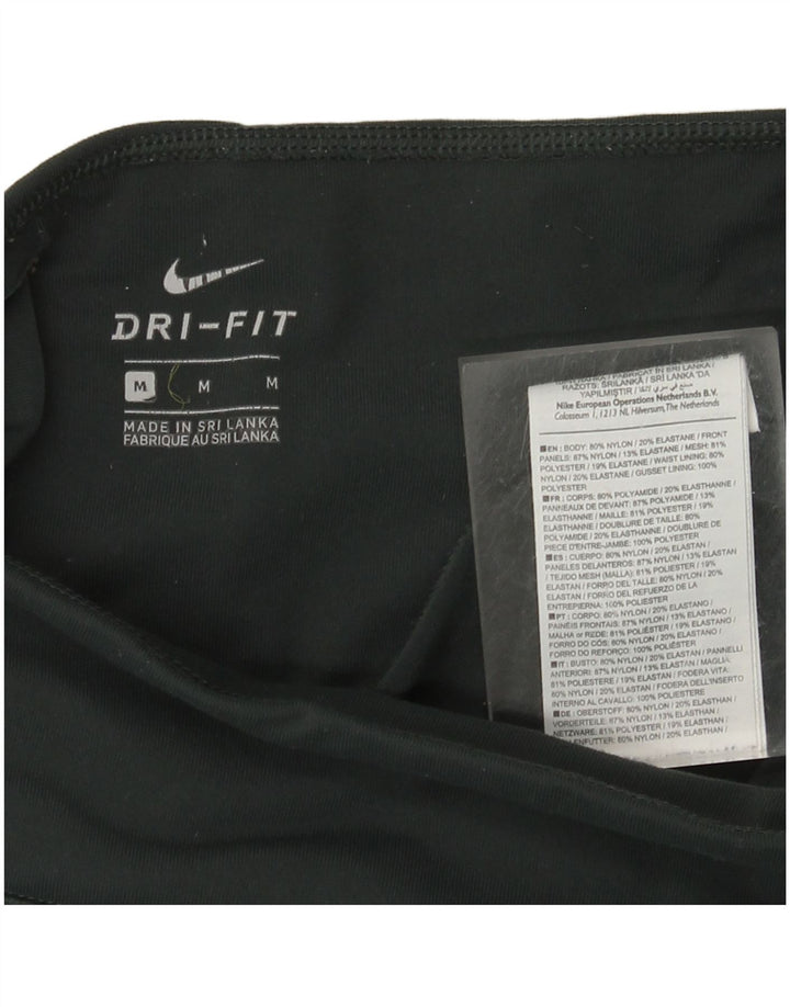 Damskie legginsy NIKE Dri Fit UK 12, średni zielony nylon