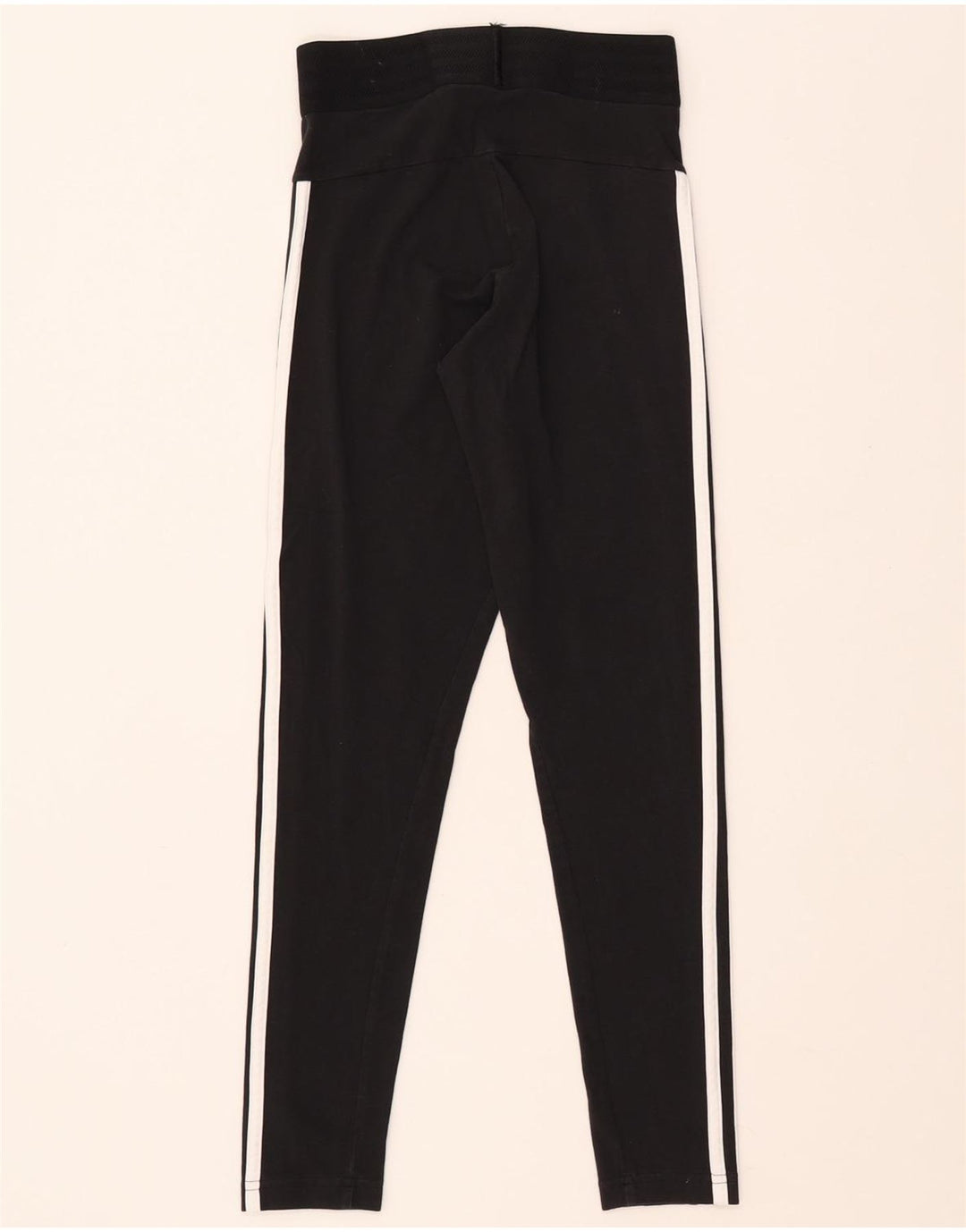 Legginsy damskie ADIDAS UK 4/6 XS, czarne, bawełniane