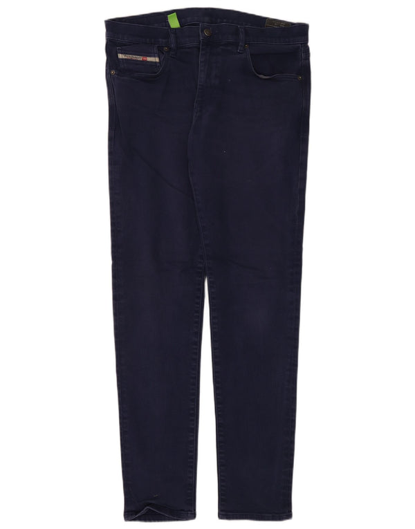 Diesel Męskie Slim Jeansy W34 L34 Granatowe Bawełniane