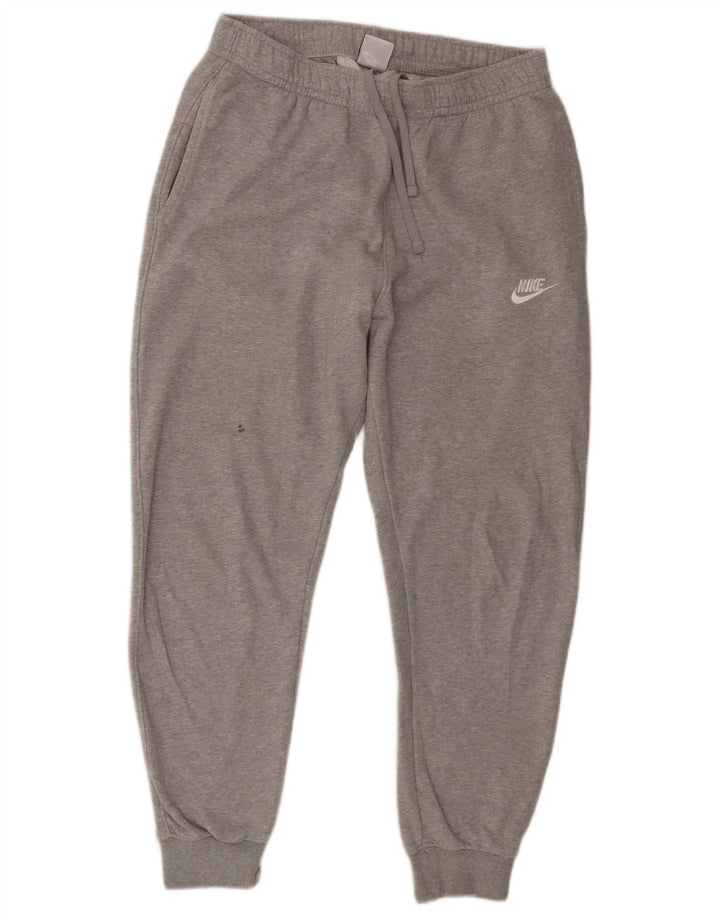 Męskie spodnie dresowe Nike, średnioszare, bawełniane